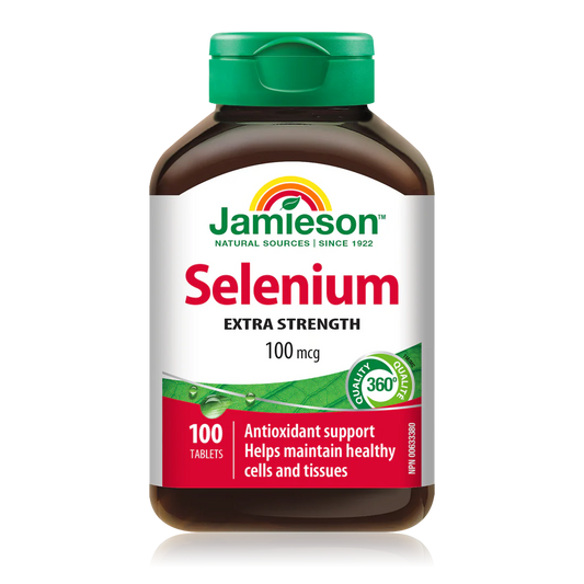 Jamieson Selenium 100 mcg – 100 Caplets