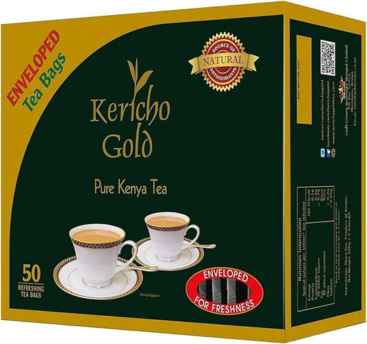 Kericho Gold Pure Kenya Tea – 50 Tea Bags