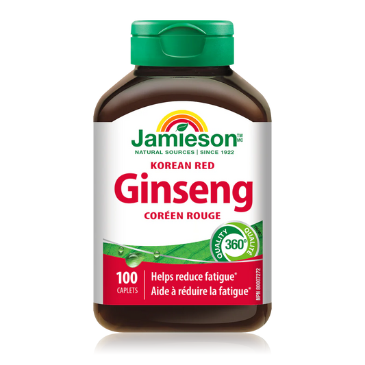 Jamieson Ginseng Korean Red – 100 Caplets