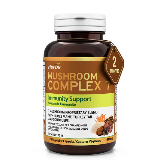 Herba Mushroom Complex Supplements – 120 Capsules
