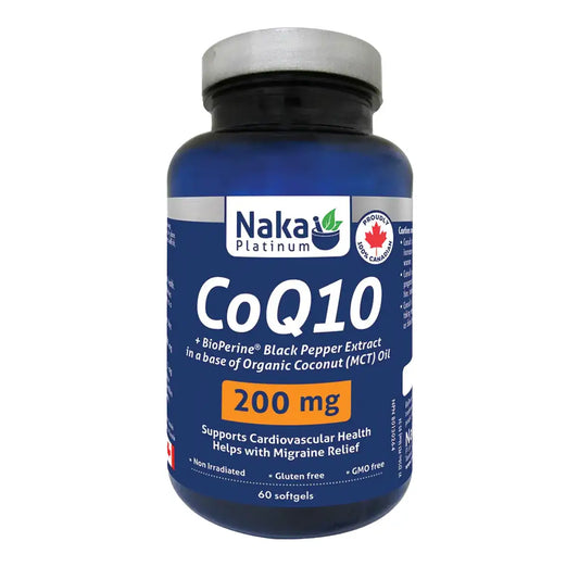 Naka Platinum CoQ10 200mg – 60 Softgels