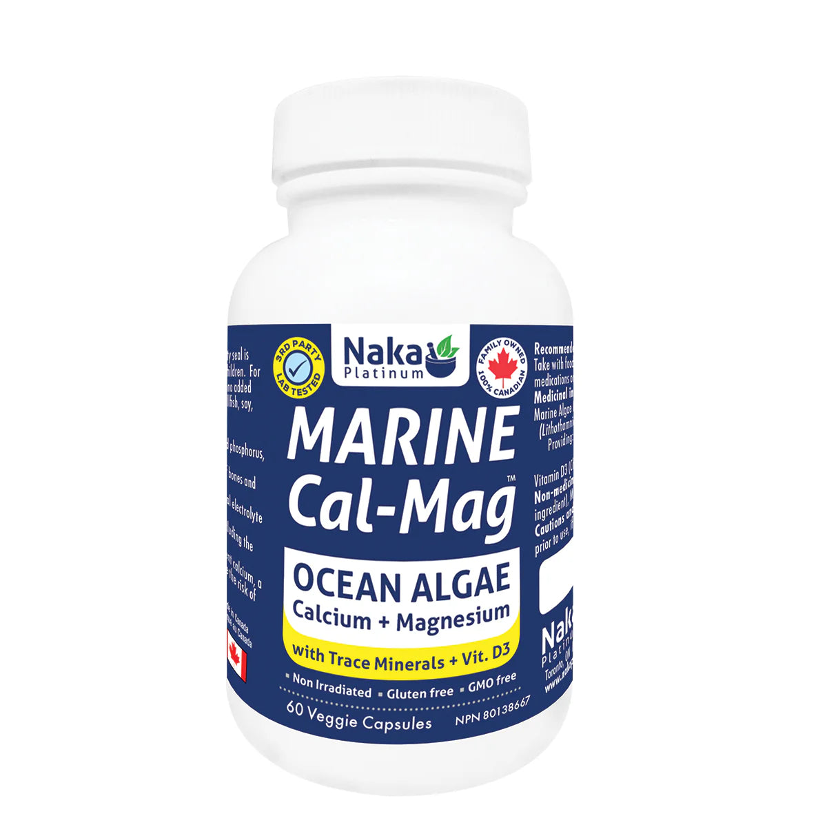 Naka Platinum Marine Cal-Mag – 60 Vcaps