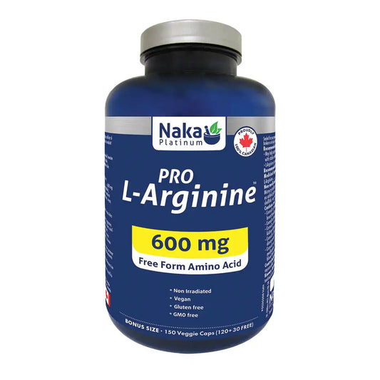 Naka Platinum PRO L-Arginine 600mg – 150 Veggie Caps