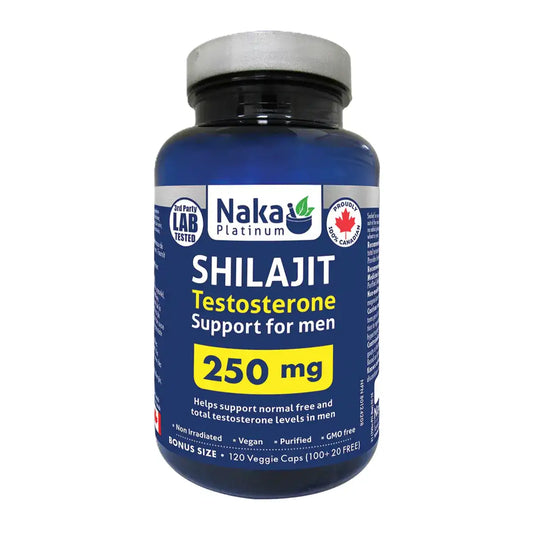 Naka Platinum Shilajit 250mg – 120 Veggie Caps