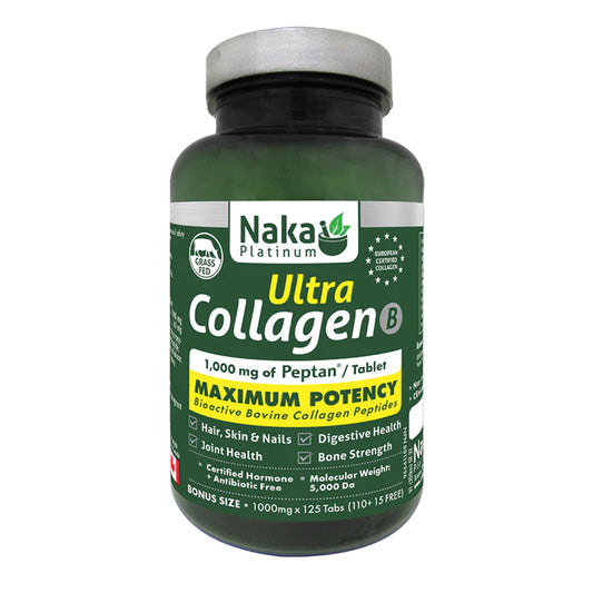 Naka Platinum Ultra Bovine Collagen 1000mg – 125 Tablets