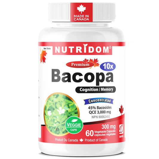 Nutridom Bacopa Monnieri – 60 Capsules