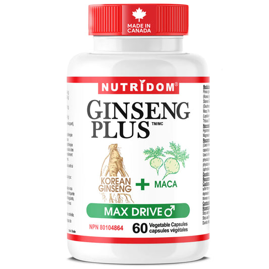 Nutridom Ginseng Plus Max Drive – 60 Capsules