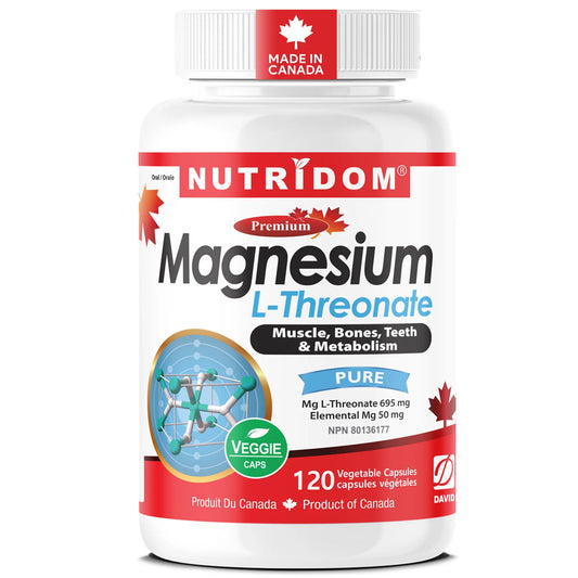 Nutridom Magnesium L-Threonate – 120 V-Caps