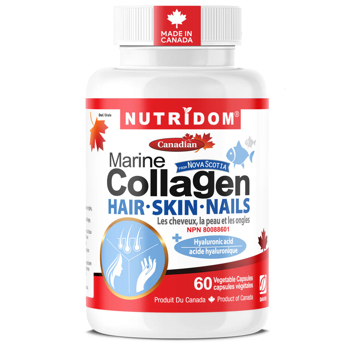 Nutridom Marine Collagen Peptides – 60 Capsules