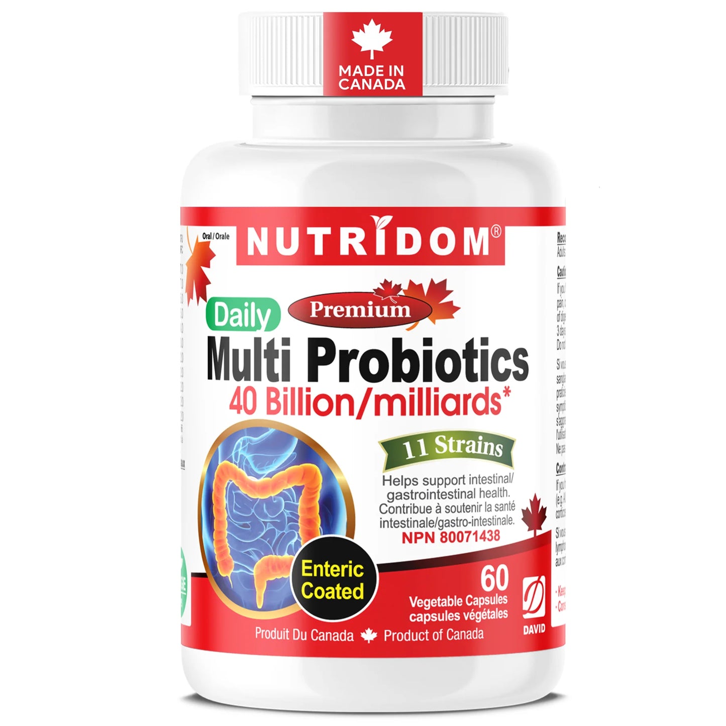 Nutridom Multi Probiotics 40 Billion – 60 Caps