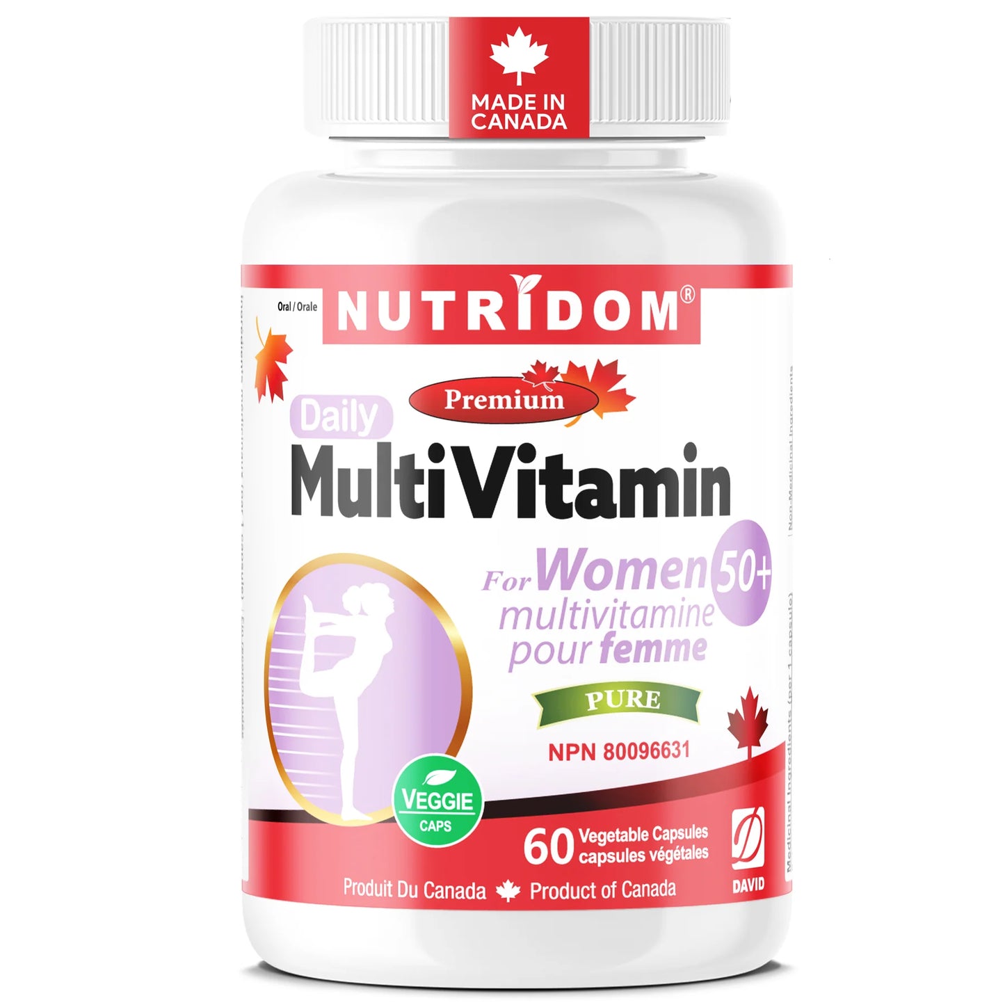 Nutridom Multivitamin for Women 50+ – 60 Caps