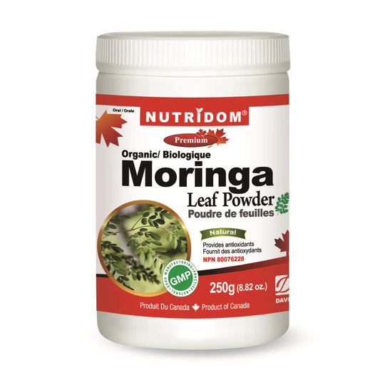 Nutridom Organic Moringa Leaf Powder – 250g