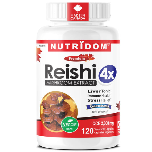 Nutridom Reishi Mushroom Extract – 120 Vcaps