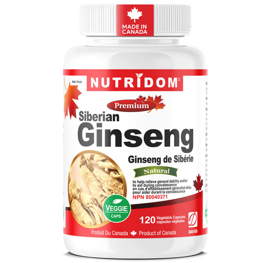 Nutridom Siberian Ginseng – 120 V-Caps