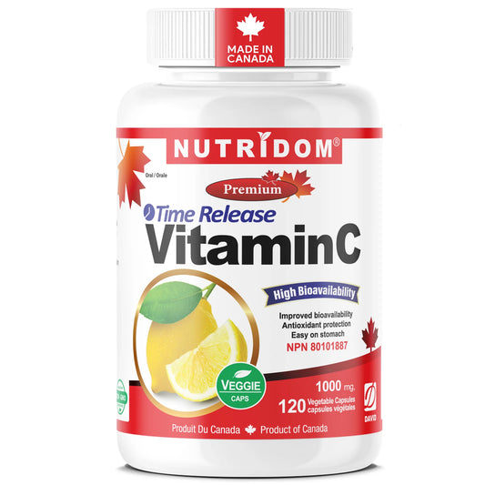 Nutridom Vitamin C Time Release 1000mg | 120 Vcaps