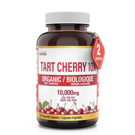 Herba Organic Tart Cherry Extract Capsules – 120 Capsules