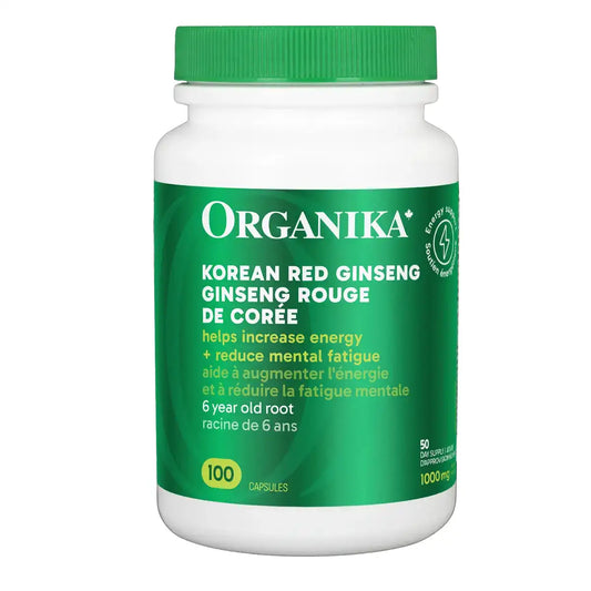 Organika Korean Red Ginseng – 100 Capsules
