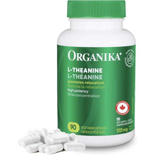 Organika L-Theanine – 90 Capsules