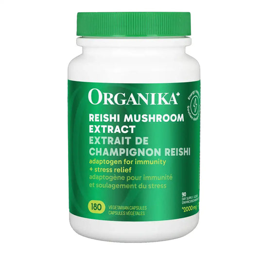 Organika Reishi Mushroom Extract – 180 Veggie Caps