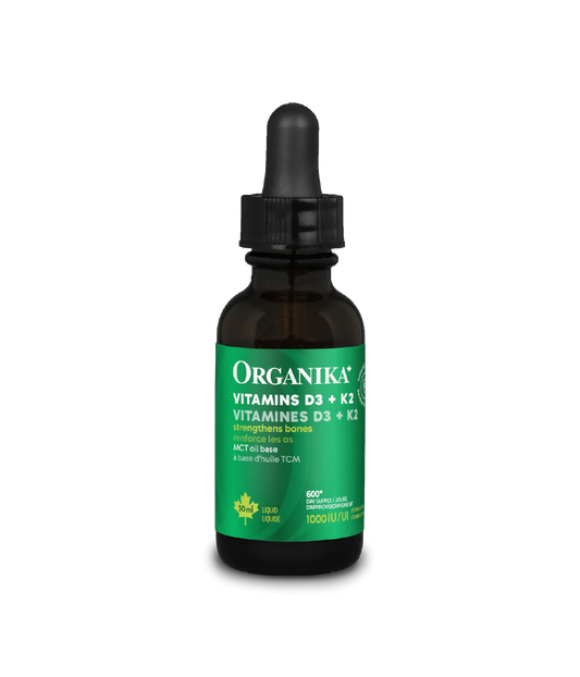 Organika Liquid Vitamins D3 + K2 – 30mL