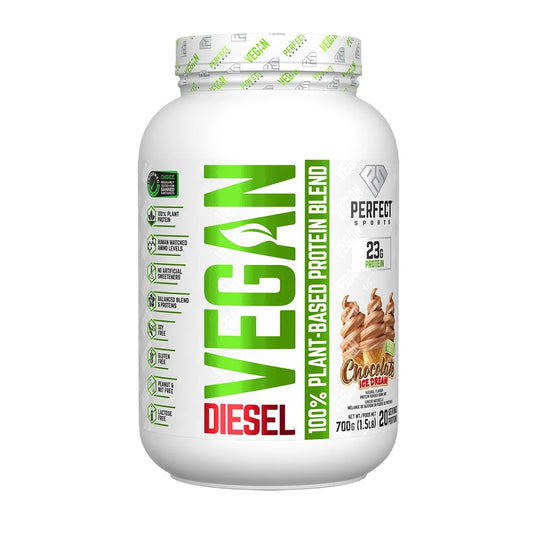 Perfect Sports DIESEL Vegan Protein – 700g | Chocolate Ice Dream