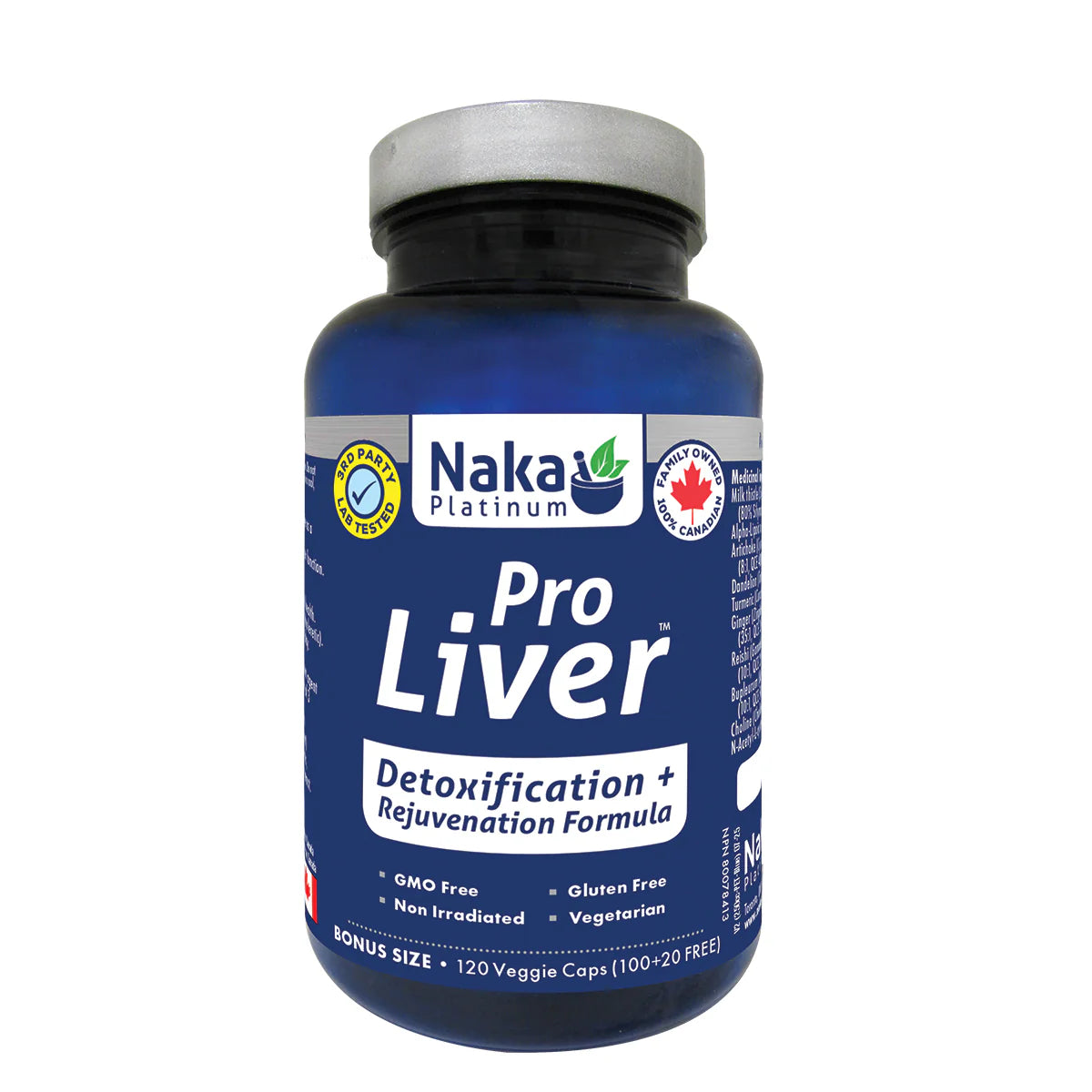 Naka Platinum Pro Liver - 120 vcaps