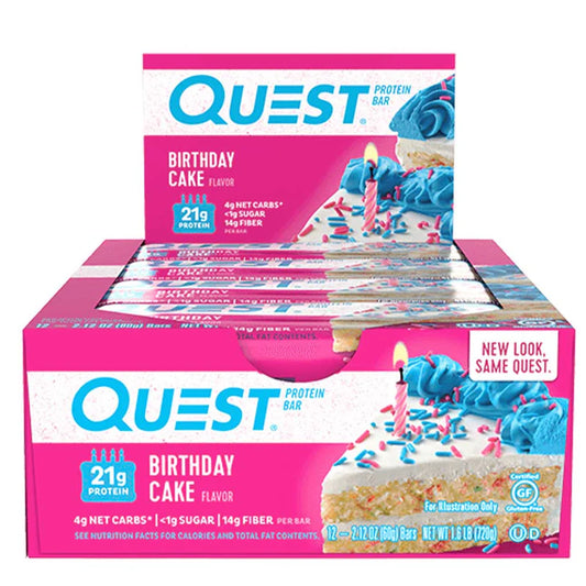 Quest Birthday Cake – Full Box (12 Pieces)