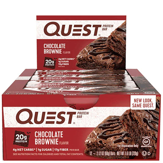 Quest Chocolate Brownie – Full Box (12 Pieces)