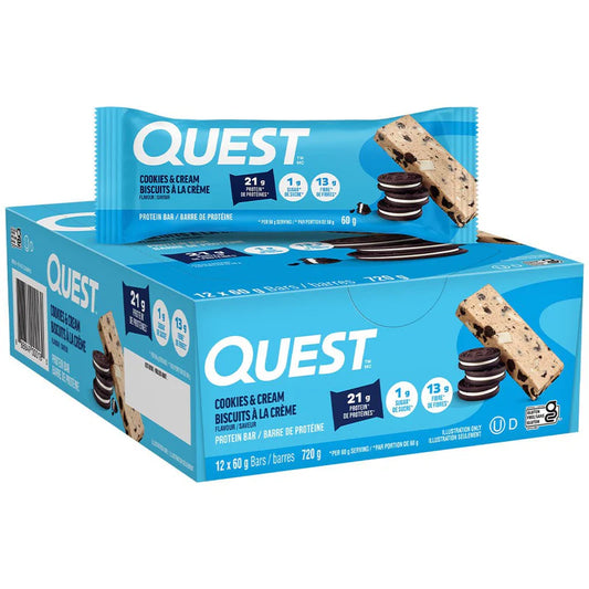 Quest Cookies & Cream – Full Box (12 Pieces)