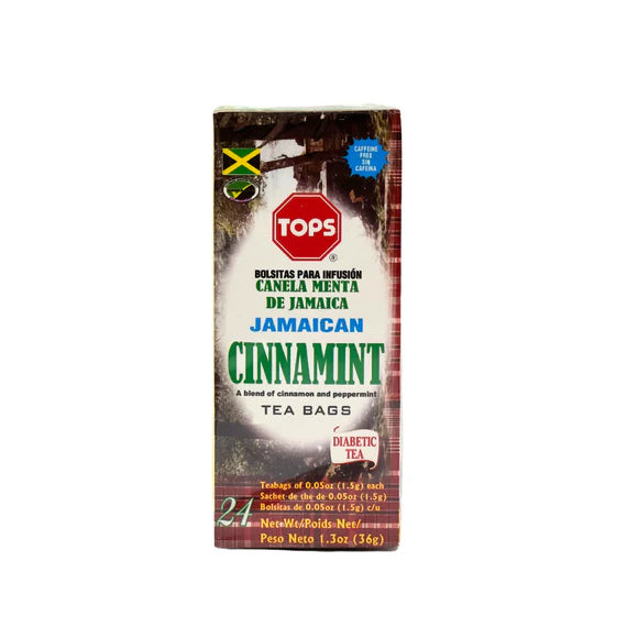 Tops Jamaican Cinnamint Tea – 24 Tea Bags 🌿 | Digestion & Refreshing Herbal Support