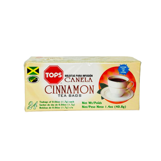 Tops Jamaican Cinnamon Tea – 24 Tea Bags 🌿 | Metabolism, Immunity & Warming Herbal Support