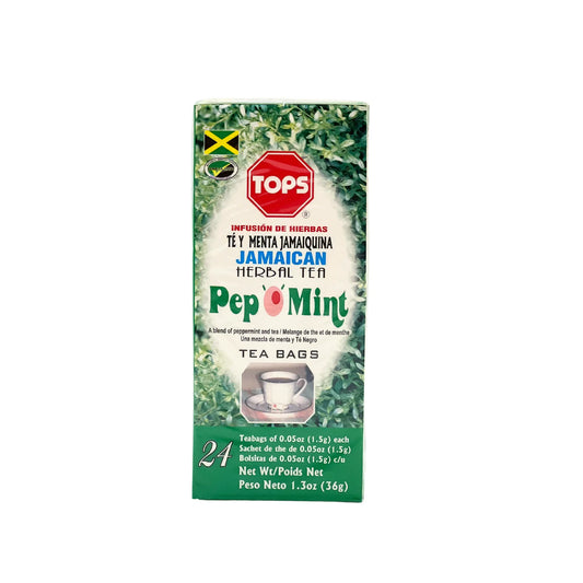 Tops Jamaican Pepomint Tea – 24 Tea Bags 🌿 | Refreshing Mint & Digestive Support