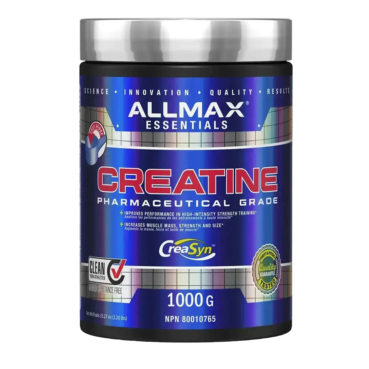 ALLMAX Creatine Monohydrate 1000g – Nature's Gift Health and Wellness
