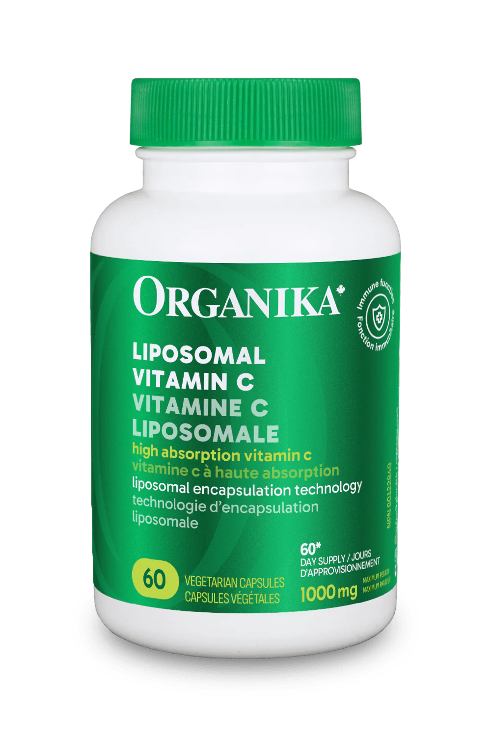 Organika Liposomal Vitamin C 1000mg – 60 Veggie Caps