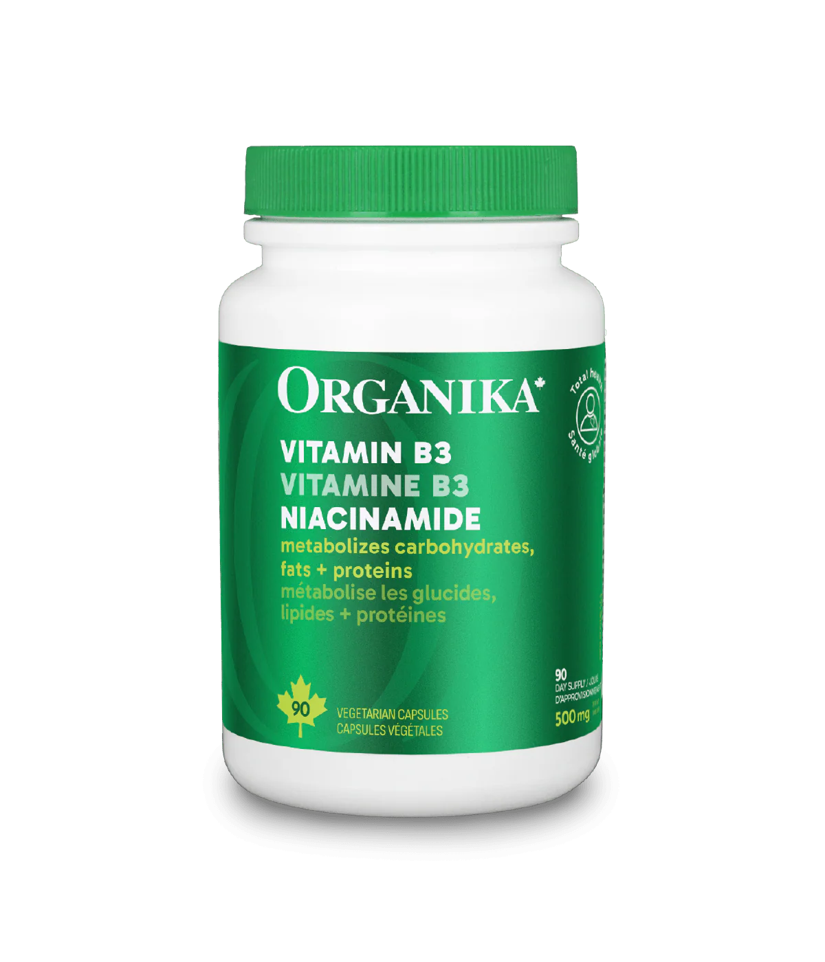 Organika Vitamin B3 Niacinamide – 90 Capsules