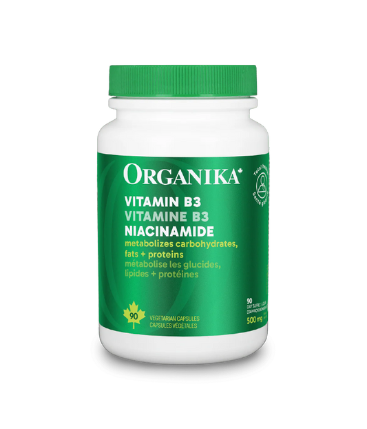 Organika Vitamin B3 Niacinamide – 90 Capsules